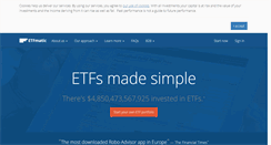Desktop Screenshot of etfmatic.com
